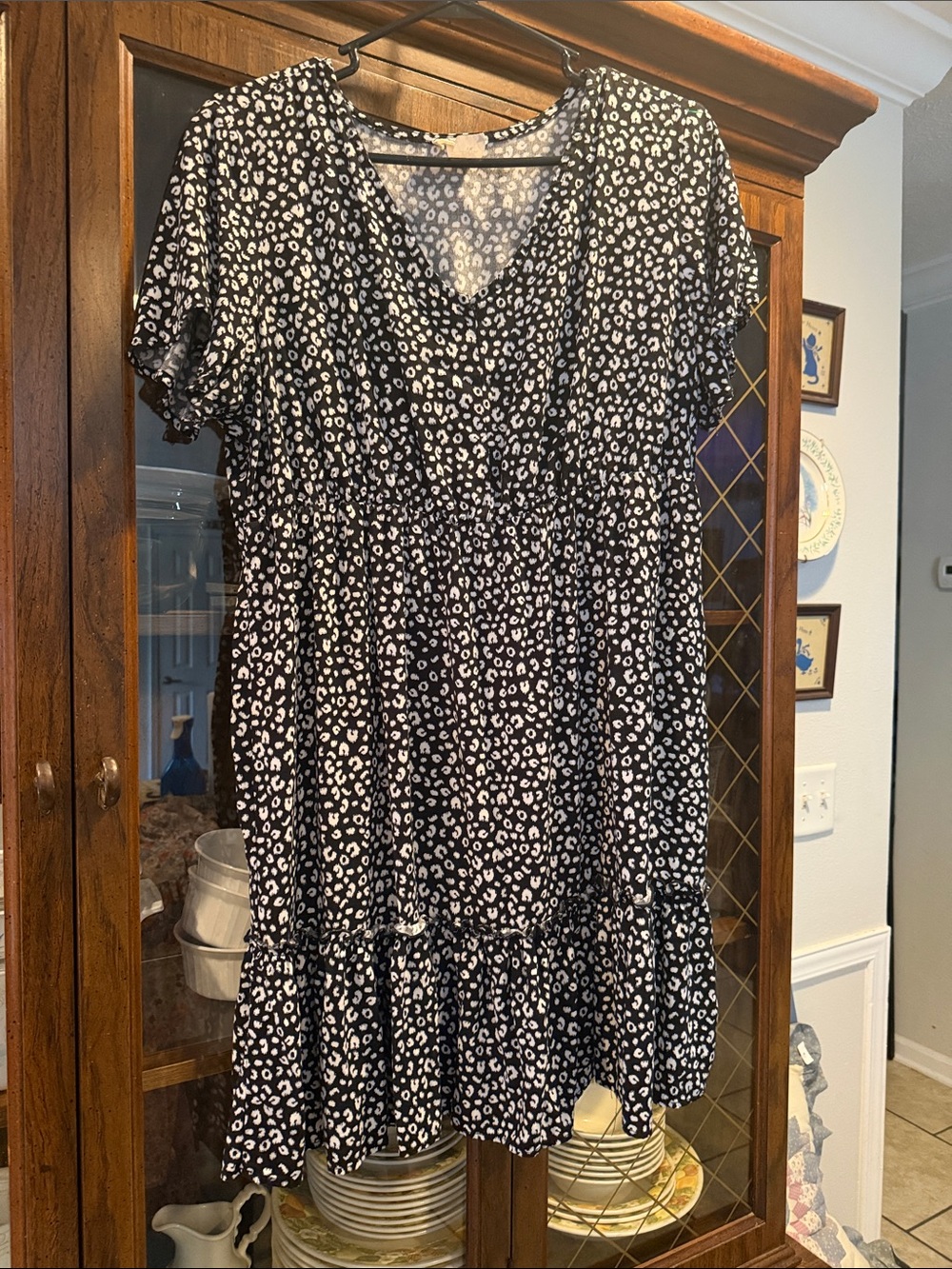 Leopard print dress